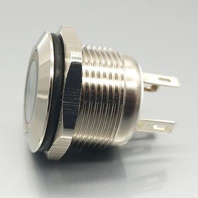 Interruptor de luz indicadora luminosa 12V 5 pinos de aço inoxidável