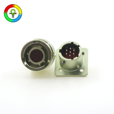 Conector de terminal rápido de baioneta circular mini para energia industrial de aviação, 4 pinos e 10 pinos