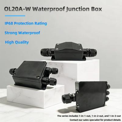 OL20A-W Caixa de Junção Elétrica de 2 Vias PG9 IP68 250V AC 45A para Uso Industrial e Externo
