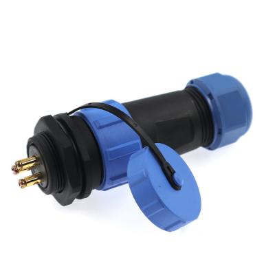 Waterproof power connector