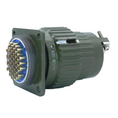 conector circular fêmea macho de metal